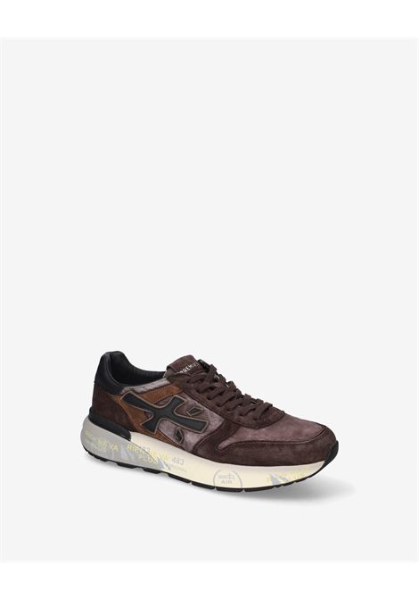 Premiata Mick 8434 Sneaker in Brown Suede Men's PREMIATA |  | MICK VAR8434